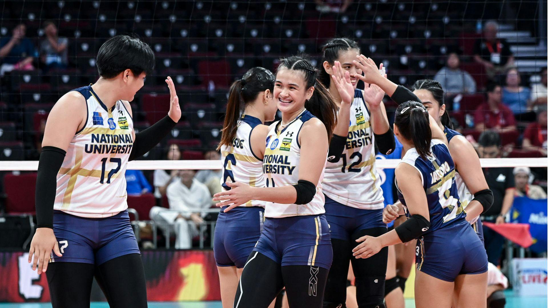 UAAP: Lady Bulldogs dodge a bullet, NU survives Ateneo in five-set thriller for first win in Season 86